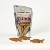 Dog treats with bananas & organic unsalted unsweetened peanut butter.