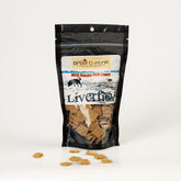 Dog treats for training with wild Alaska fish livers from salmon & cod.