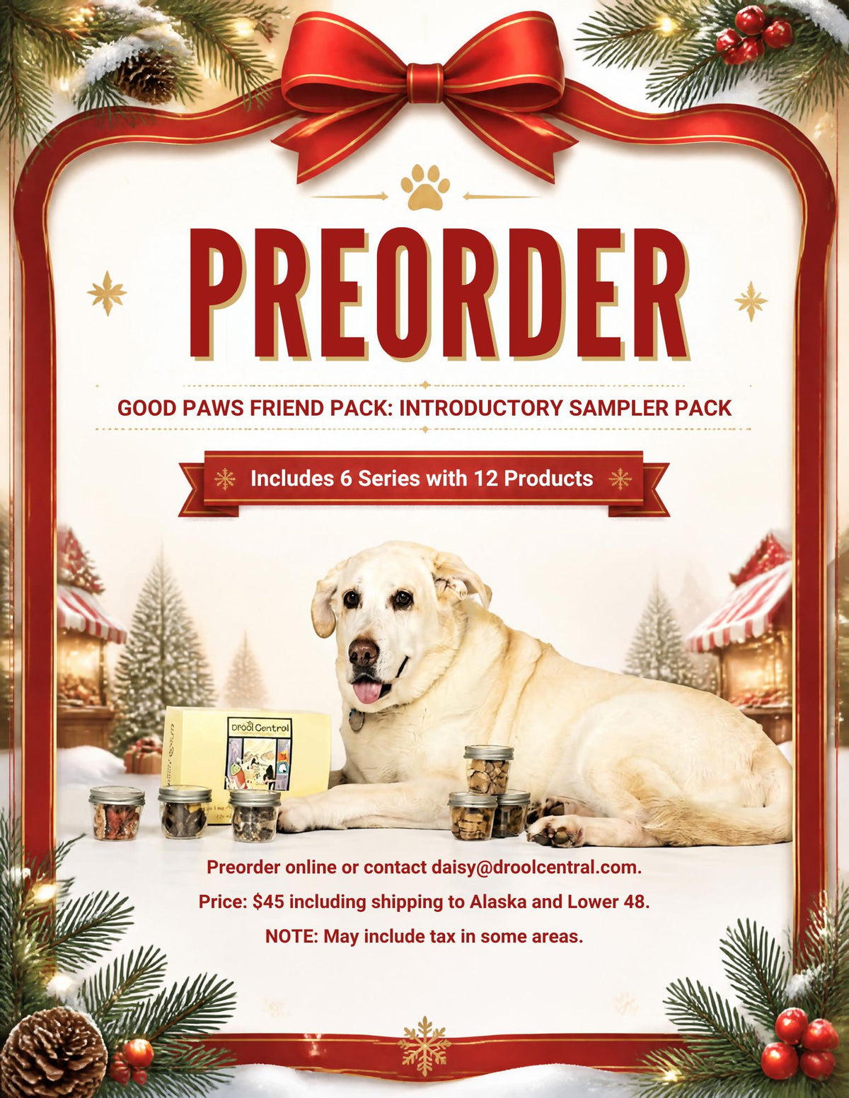 Dog Treats Introductory Sampler Pack-Good Paws Friend Pack - THIS PRODUCT FREE SHIPPING.