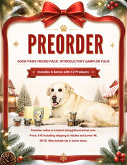 Dog Treats Introductory Sampler Pack-Good Paws Friend Pack - THIS PRODUCT FREE SHIPPING.
