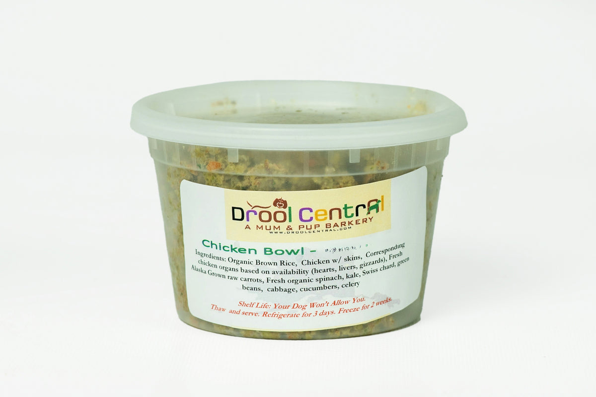 Chicken Bowl-Fresh Frozen Dog Food for Anchorage Residents Only