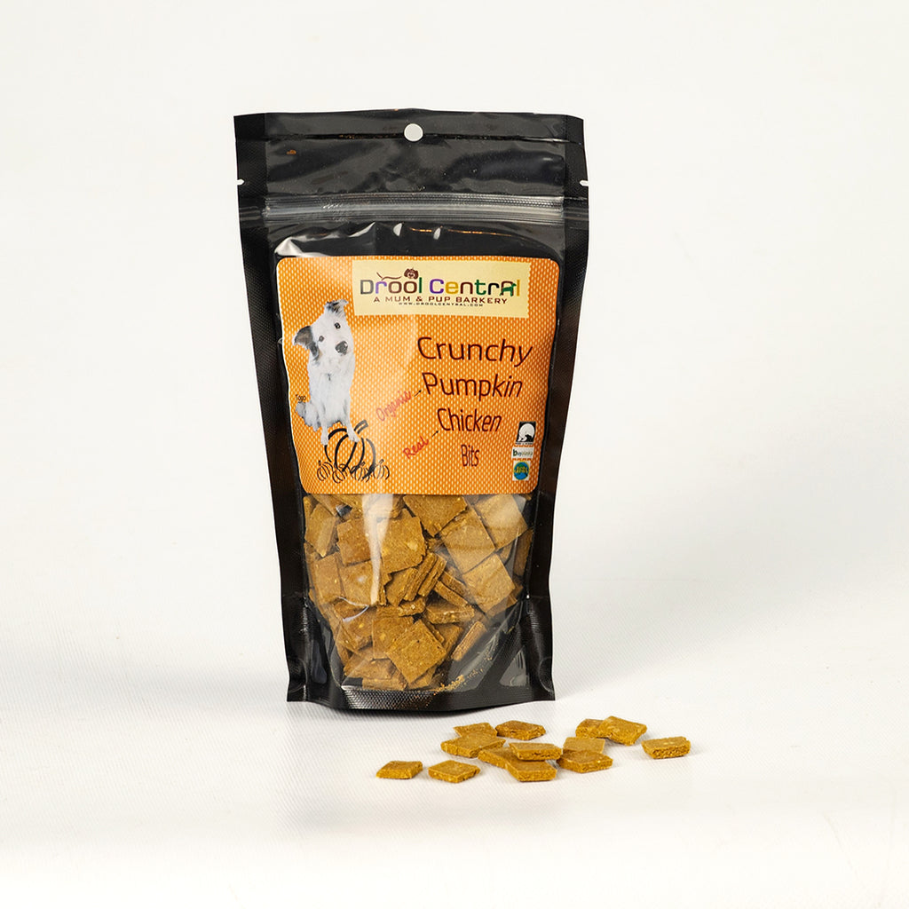 Training Treats for dogs with chicken, organic pumpkin & eggs
