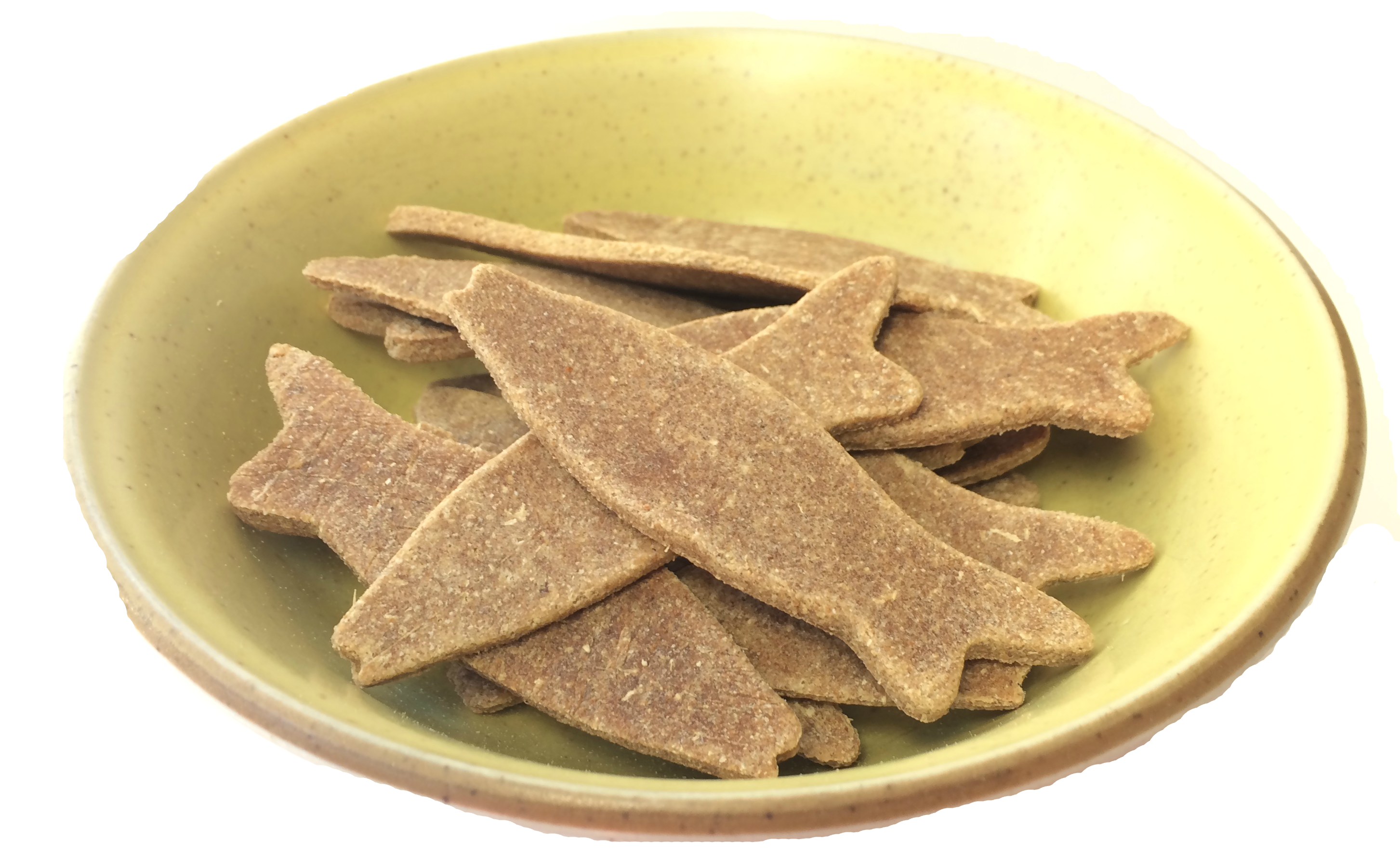 dog treats with bananas & peanut butter