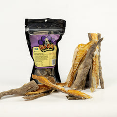 Wild Alaska Cod Skins dog & cat treats.